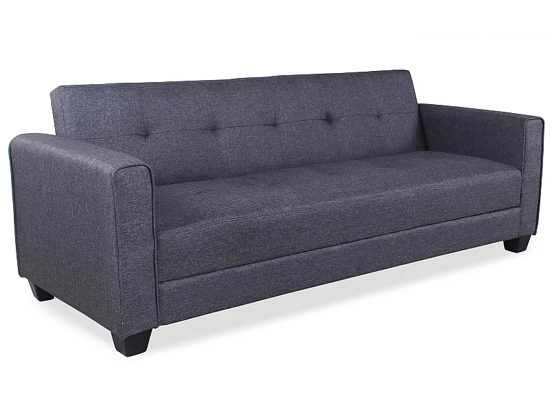 Canapé Convertible 3 Places "Tosello" 200cm Gris