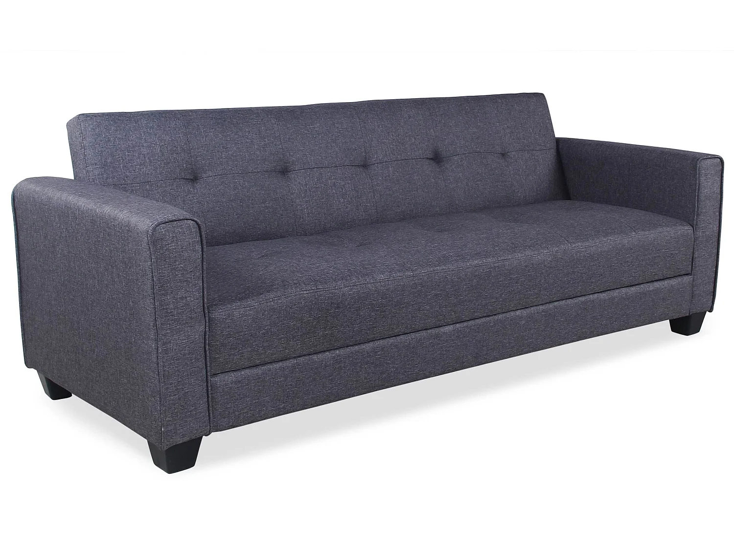 Canapé Convertible 3 Places "Tosello" 200cm Gris