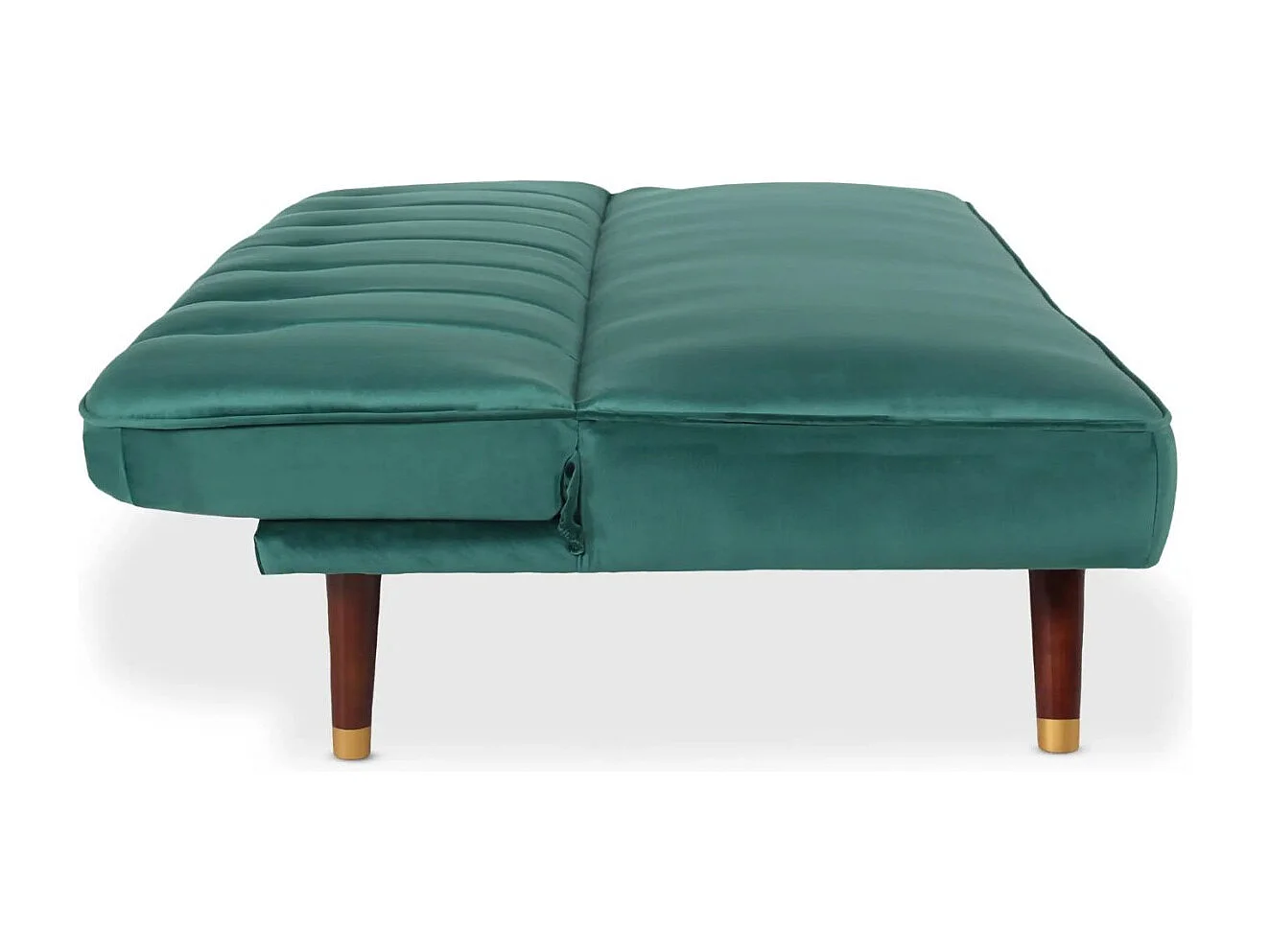 Canapé Convertible en Velours "Seattle" 180cm Vert