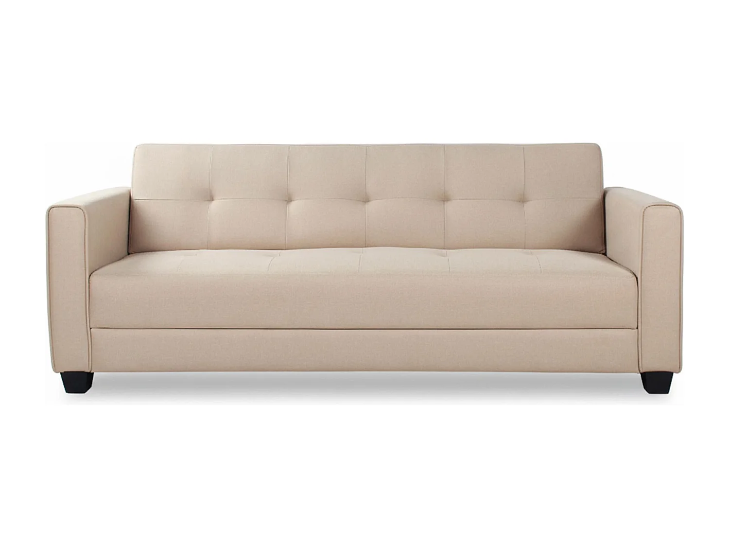 Canapé Convertible 3 Places "Tosello" 200cm Beige