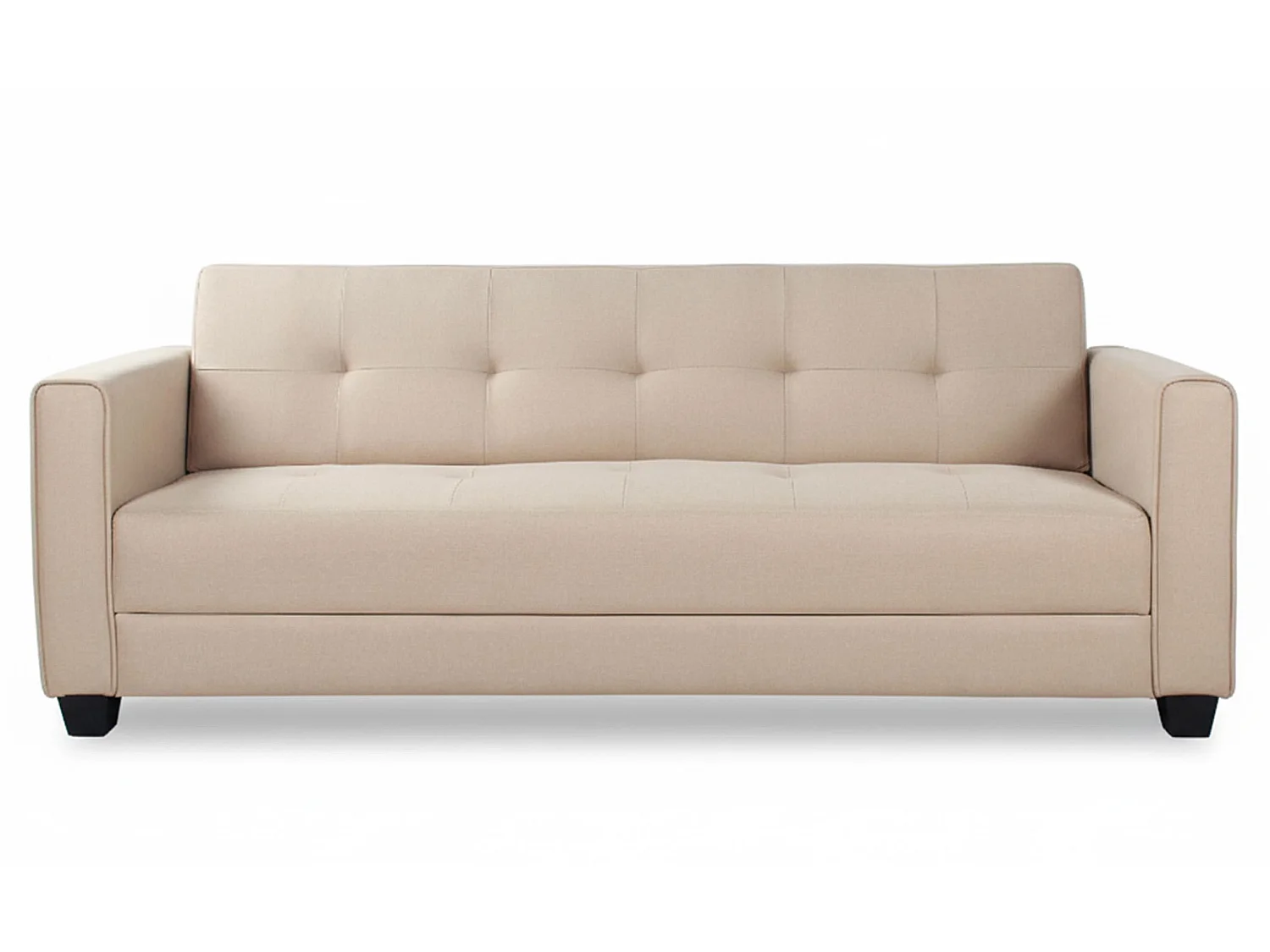 Canapé Convertible 3 Places "Tosello" 200cm Beige