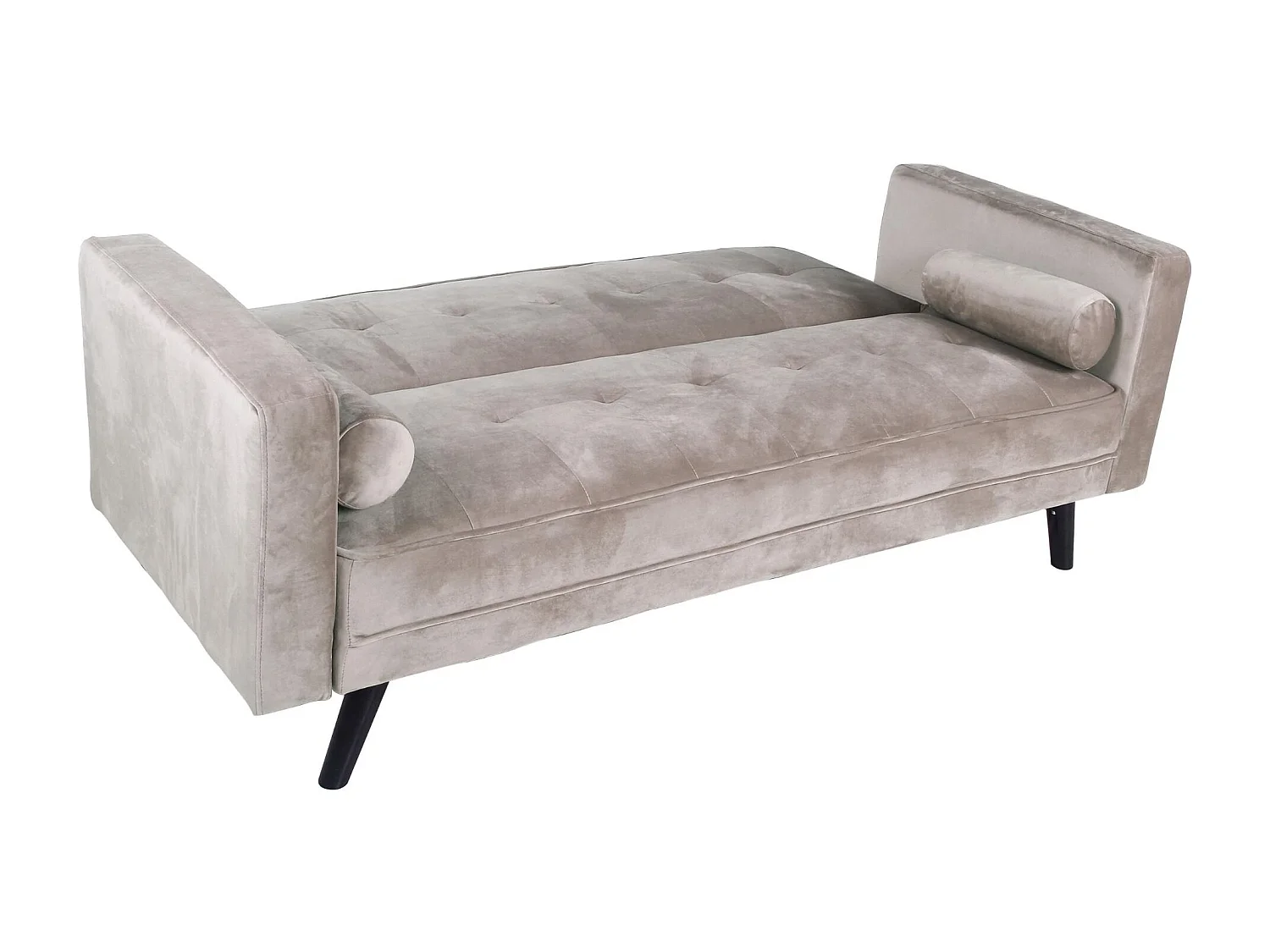 Canapé Convertible 3 Places Scandinave "Navya" Taupe