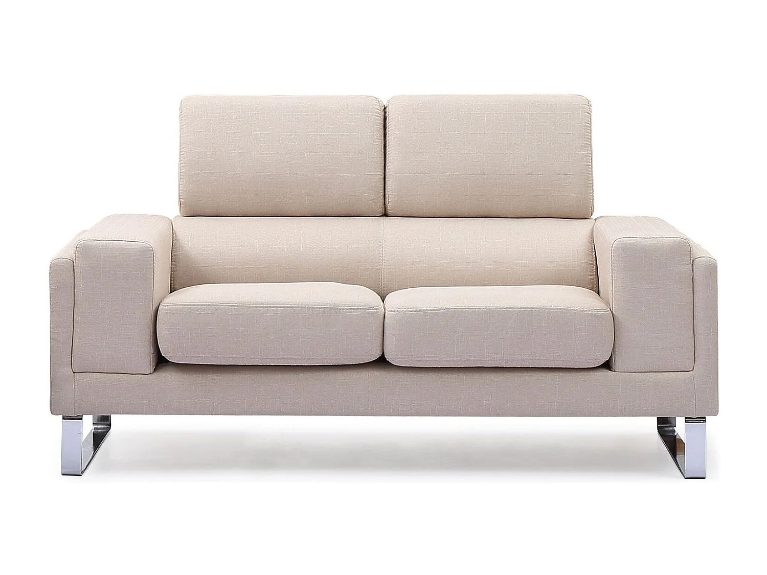 Divano a 2 posti Barth in tessuto beige