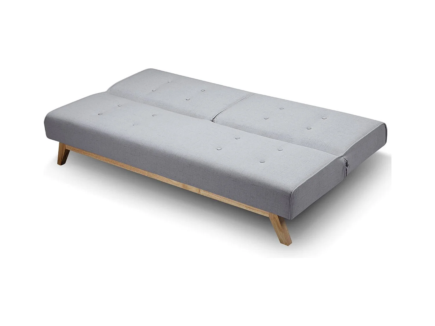 Schlafsofa im skandinavischen Stil, hellgrau "Jeanot" 180cm