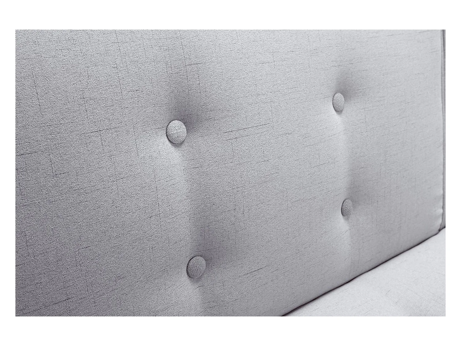 Schlafsofa im skandinavischen Stil, hellgrau "Jeanot" 180cm