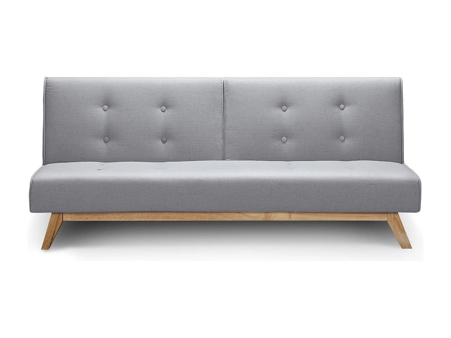 Canapé Convertible "Jeanot" 180cm Gris Clair