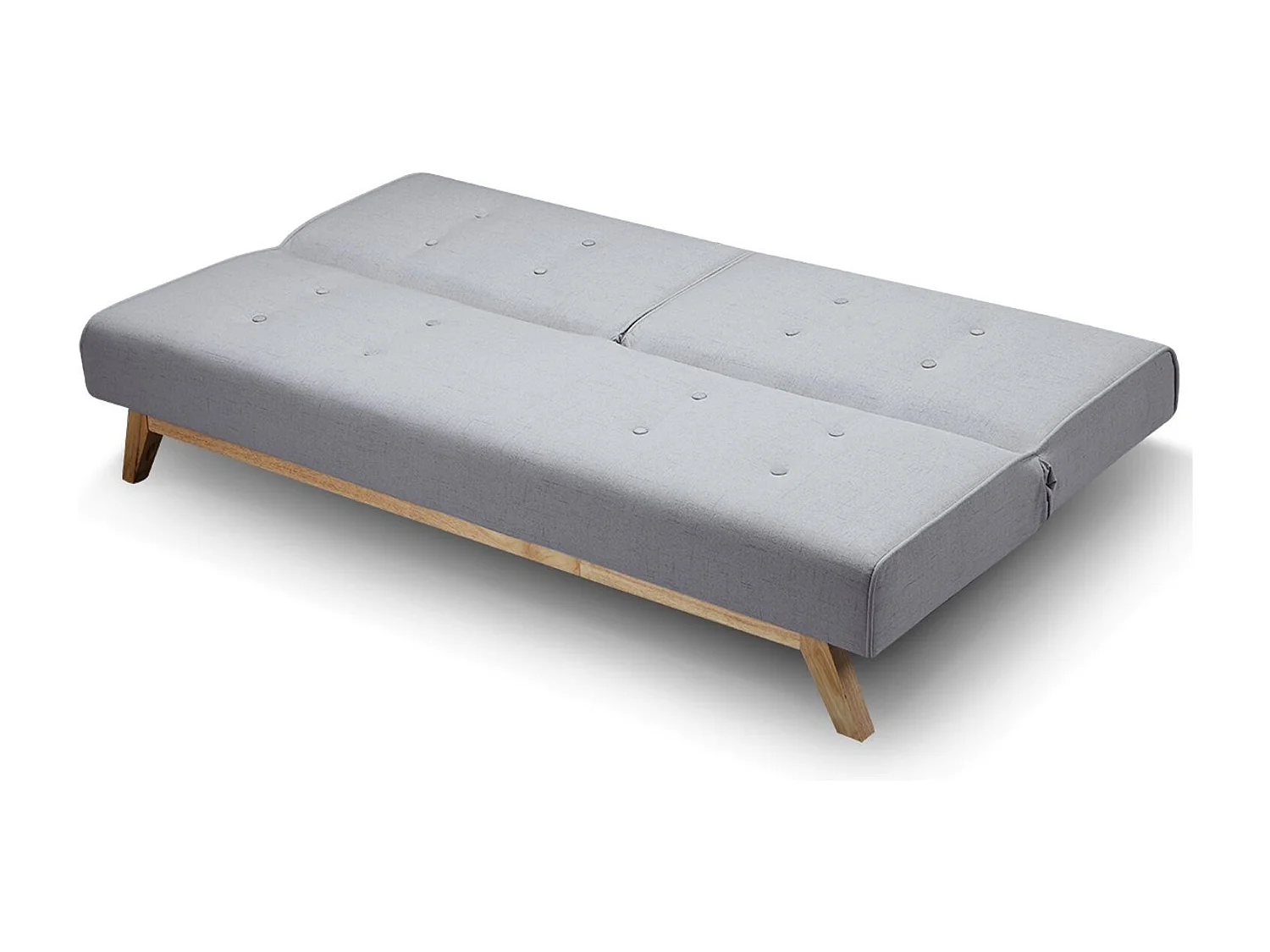 Canapé Convertible "Jeanot" 180cm Gris Clair