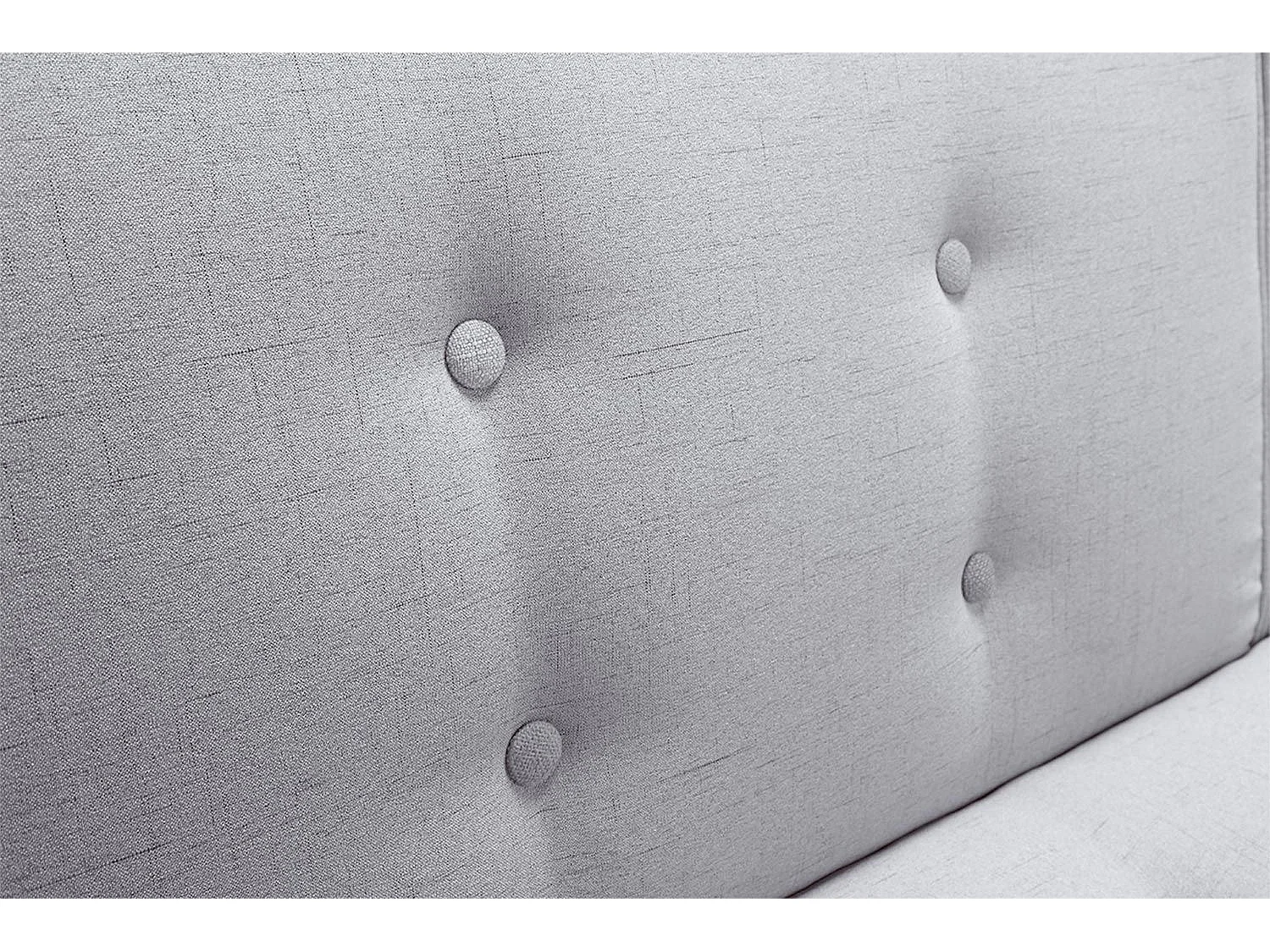 Canapé Convertible "Jeanot" 180cm Gris Clair