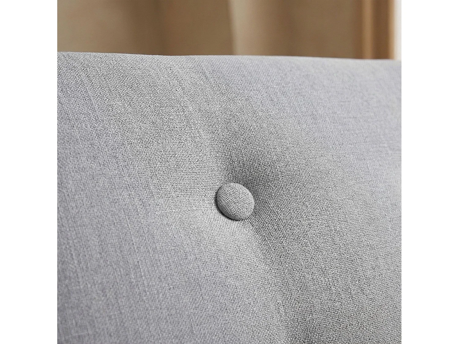 Schlafsofa im skandinavischen Stil, hellgrau "Jeanot" 180cm