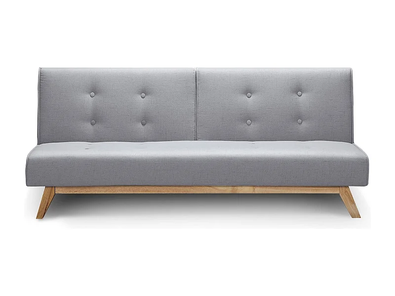 Canapé Convertible "Jeanot" 180cm Gris Clair