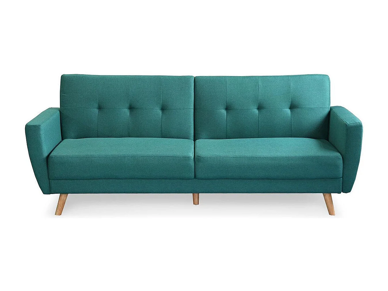 Canapé Scandinave Convertible "Garry" 220cm Bleu Vert