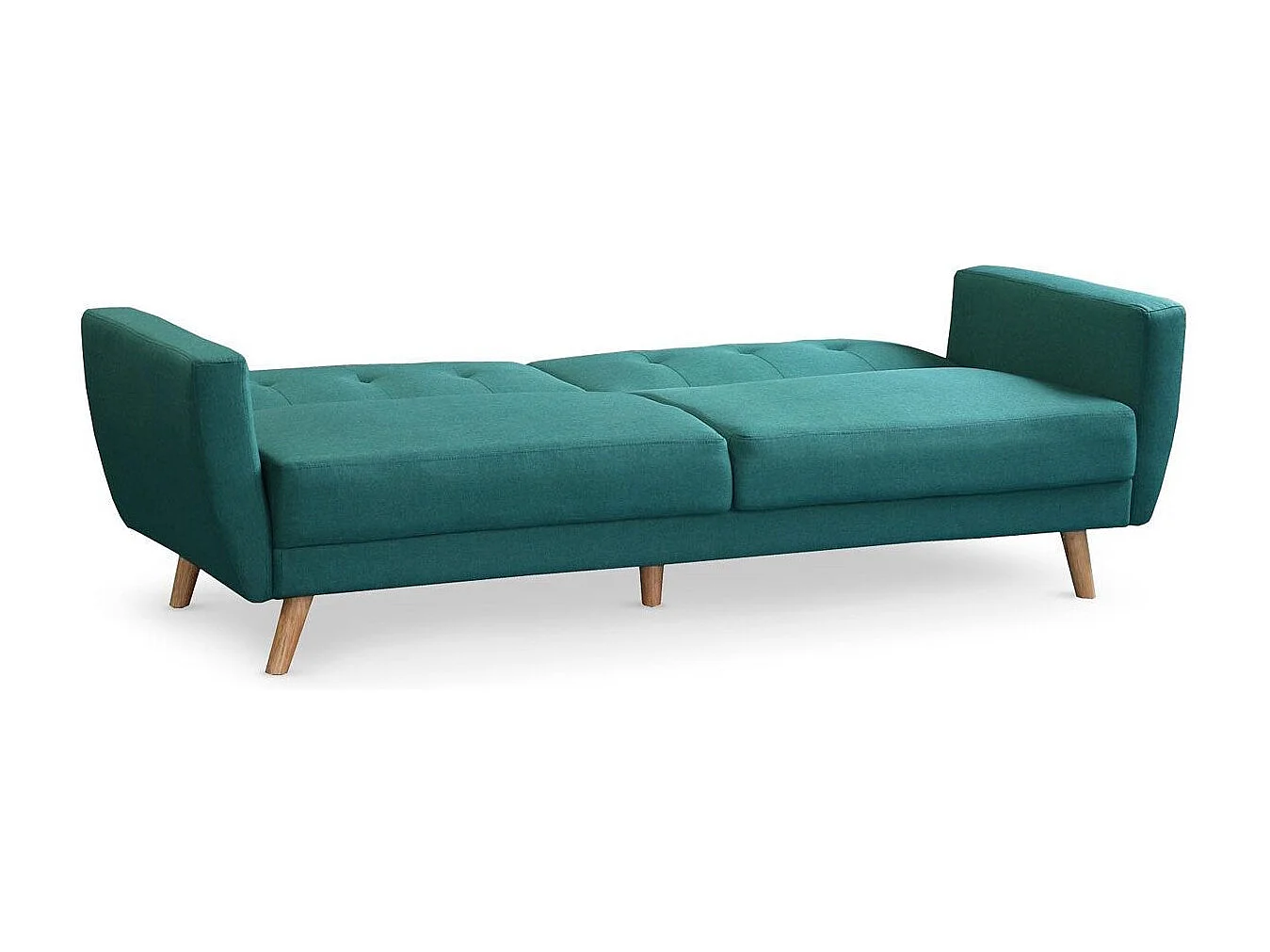 Canapé Scandinave Convertible "Garry" 220cm Bleu Vert