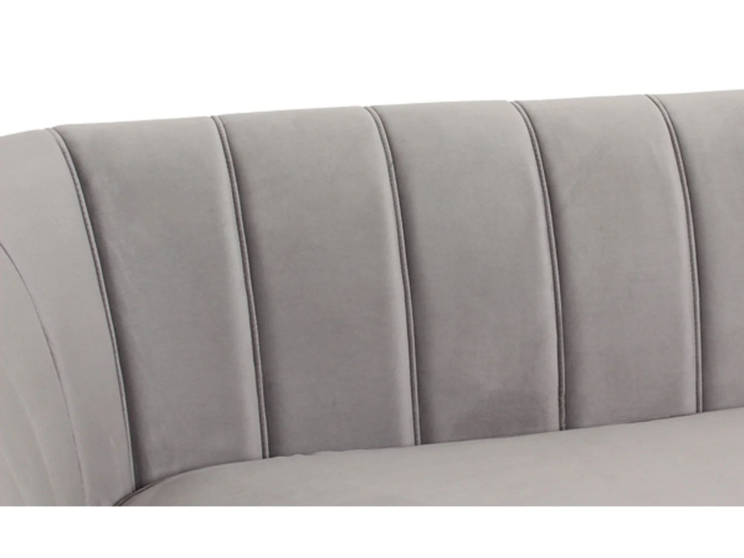 Canapé 2 Places Design "Boridalo" 152cm Argent