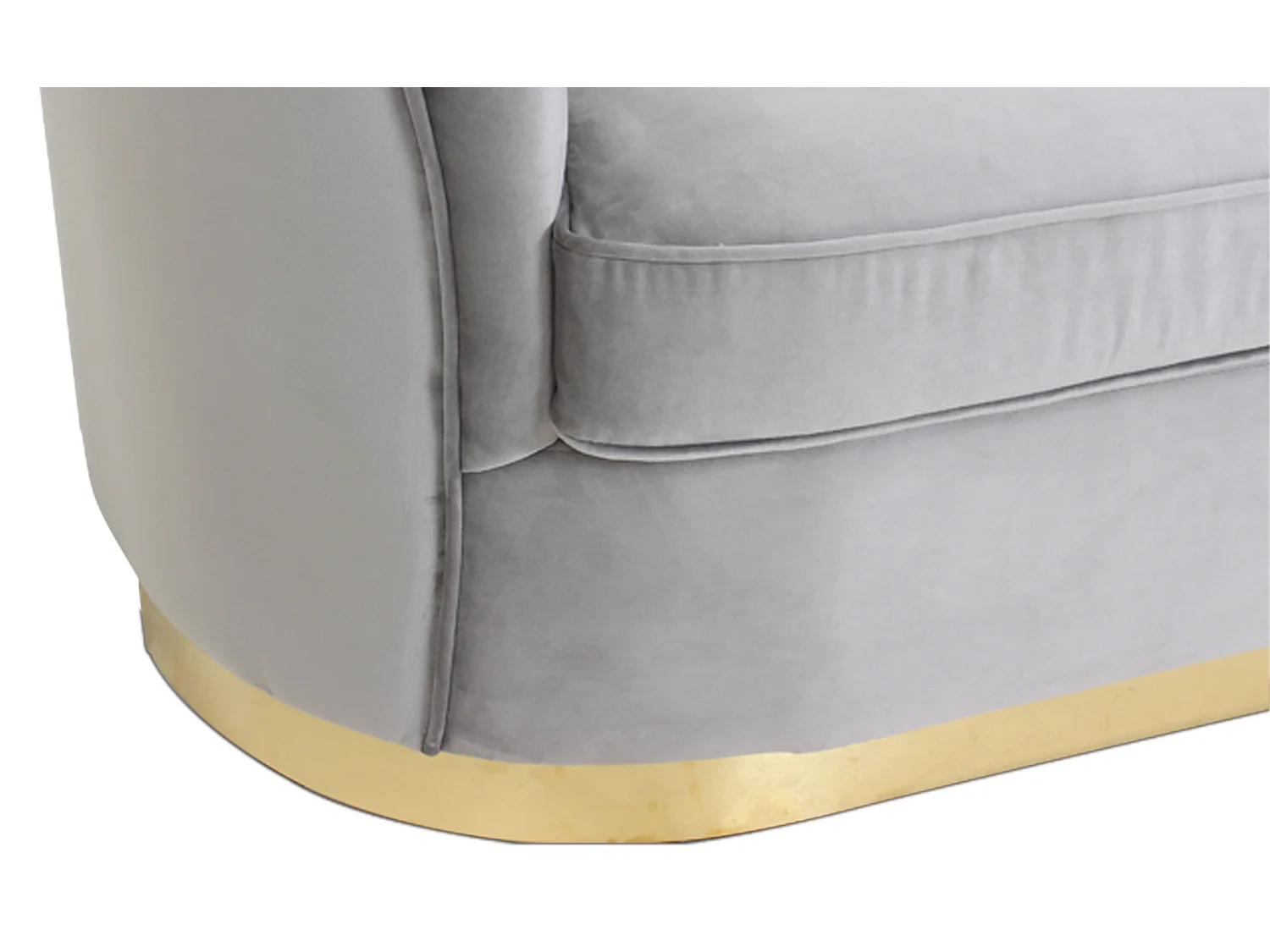 Canapé 2 Places Design "Boridalo" 152cm Argent