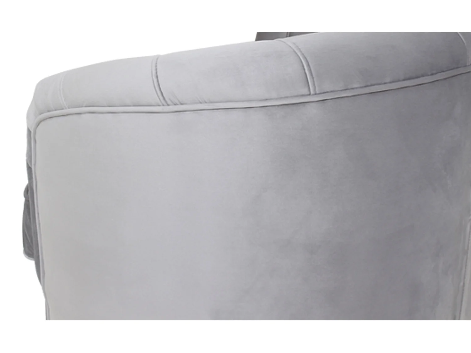 Canapé 2 Places Design "Boridalo" 152cm Argent