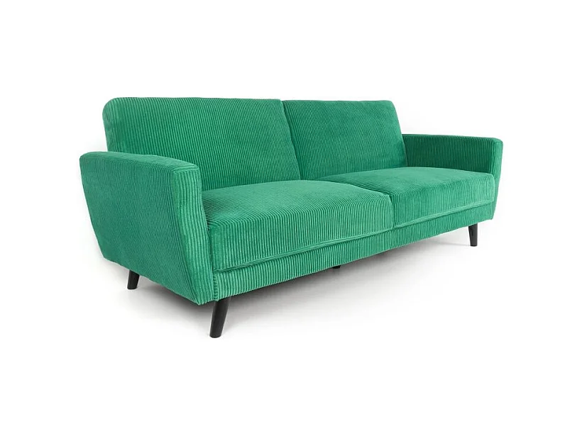 Divano trasformabile Refresha in velluto verde