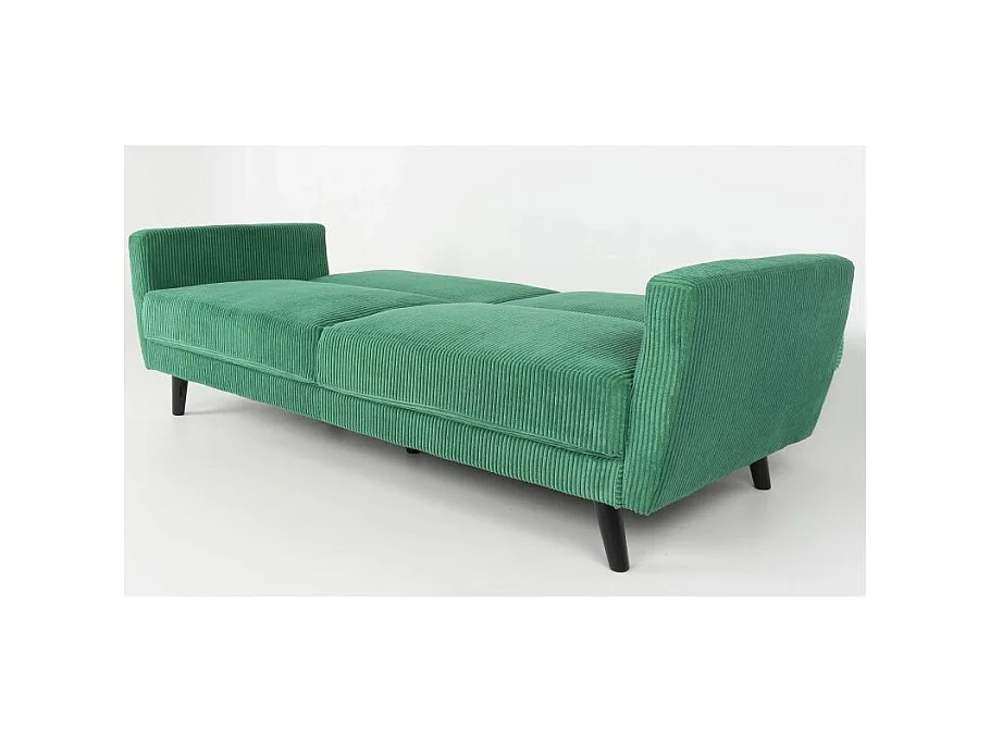 Divano trasformabile Refresha in velluto verde
