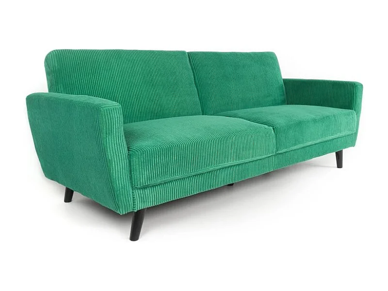 Canapé Convertible en Velours "Garry" 220cm Vert
