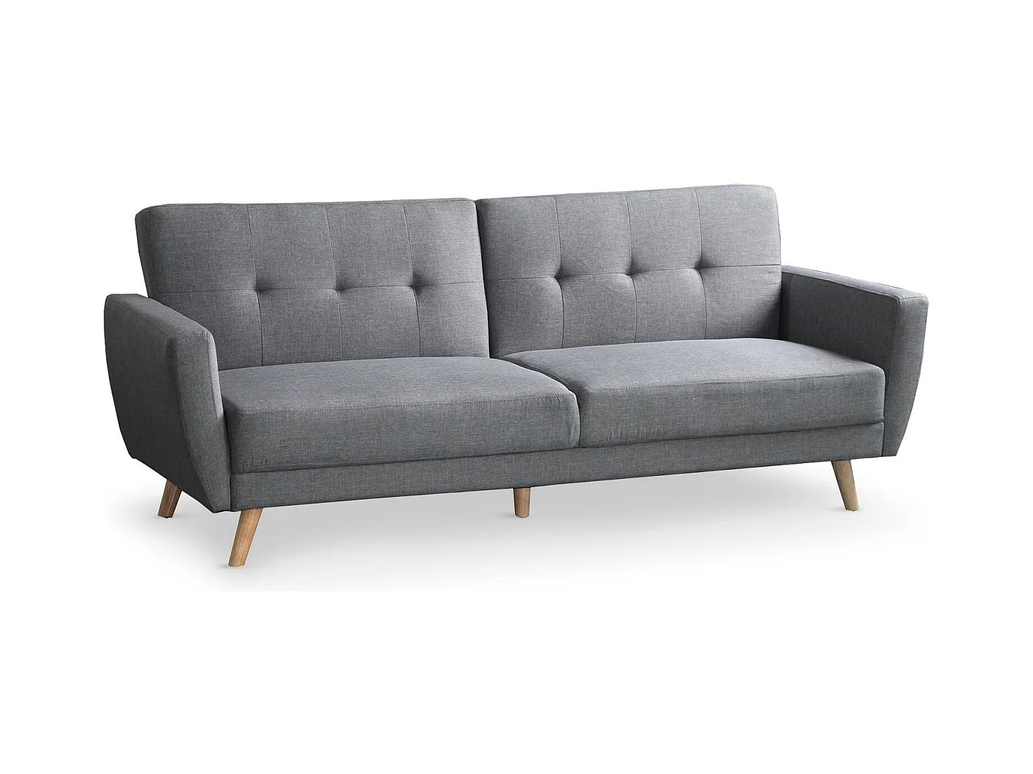 Canapé Scandinave Convertible "Garry" 220cm Gris