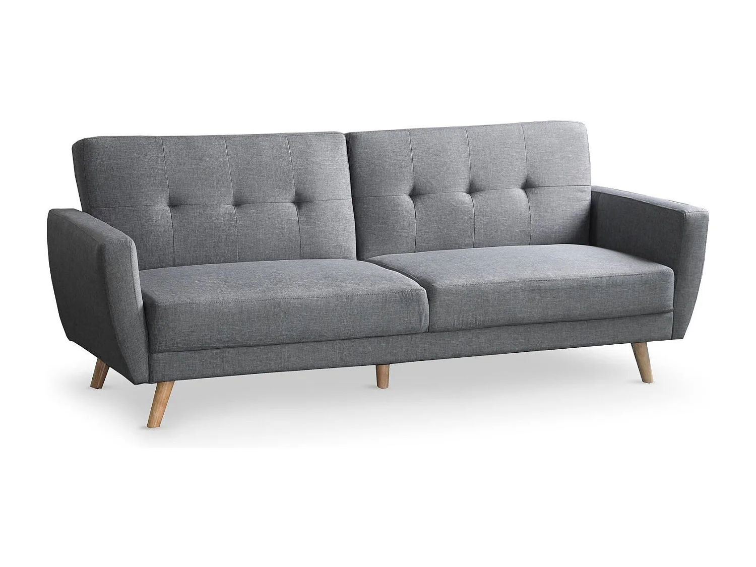 Canapé Scandinave Convertible "Garry" 220cm Gris