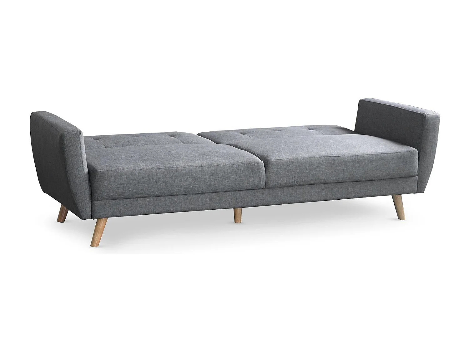Canapé Scandinave Convertible "Garry" 220cm Gris