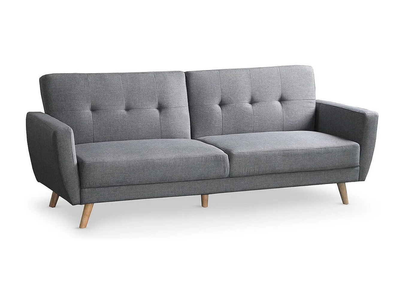 Canapé Scandinave Convertible "Garry" 220cm Gris
