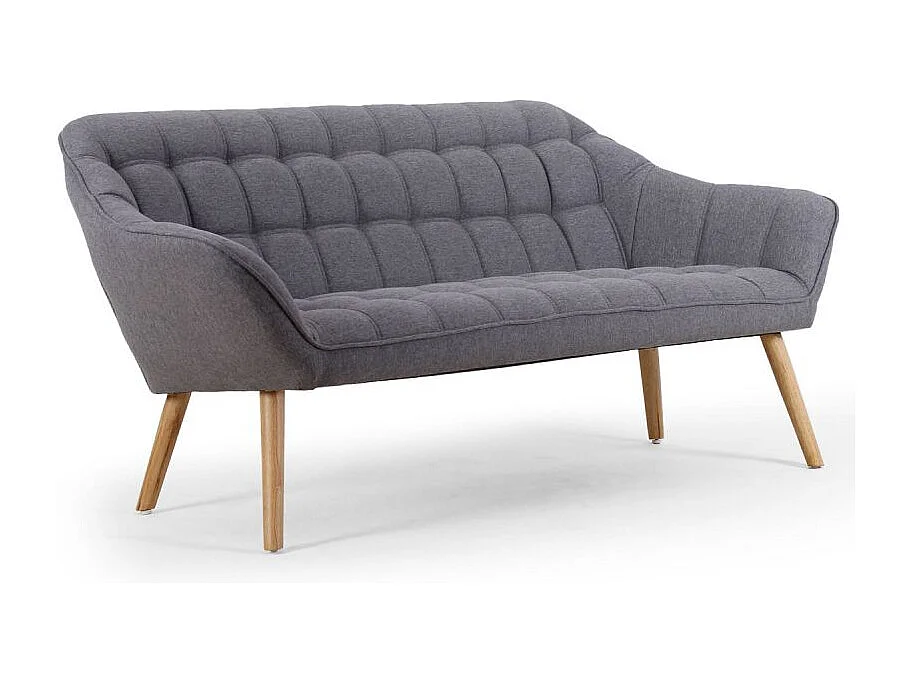 Skandinavisches Sofa 3-Sitzer "Laos" Grau 190cm Modern und Bequem