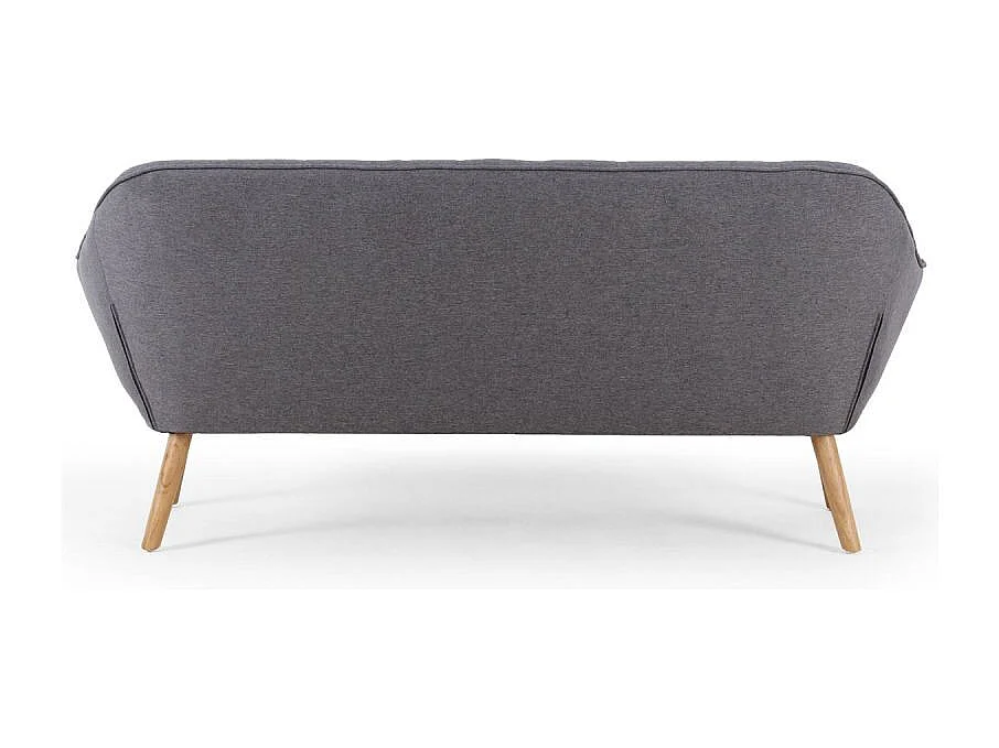 Skandinavisches Sofa 3-Sitzer "Laos" Grau 190cm Modern und Bequem