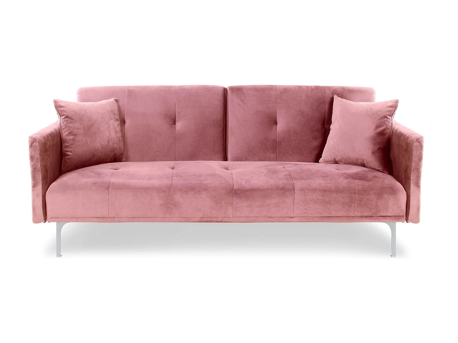 Canapé Convertible 3 Places "Lacla" 191cm Rose