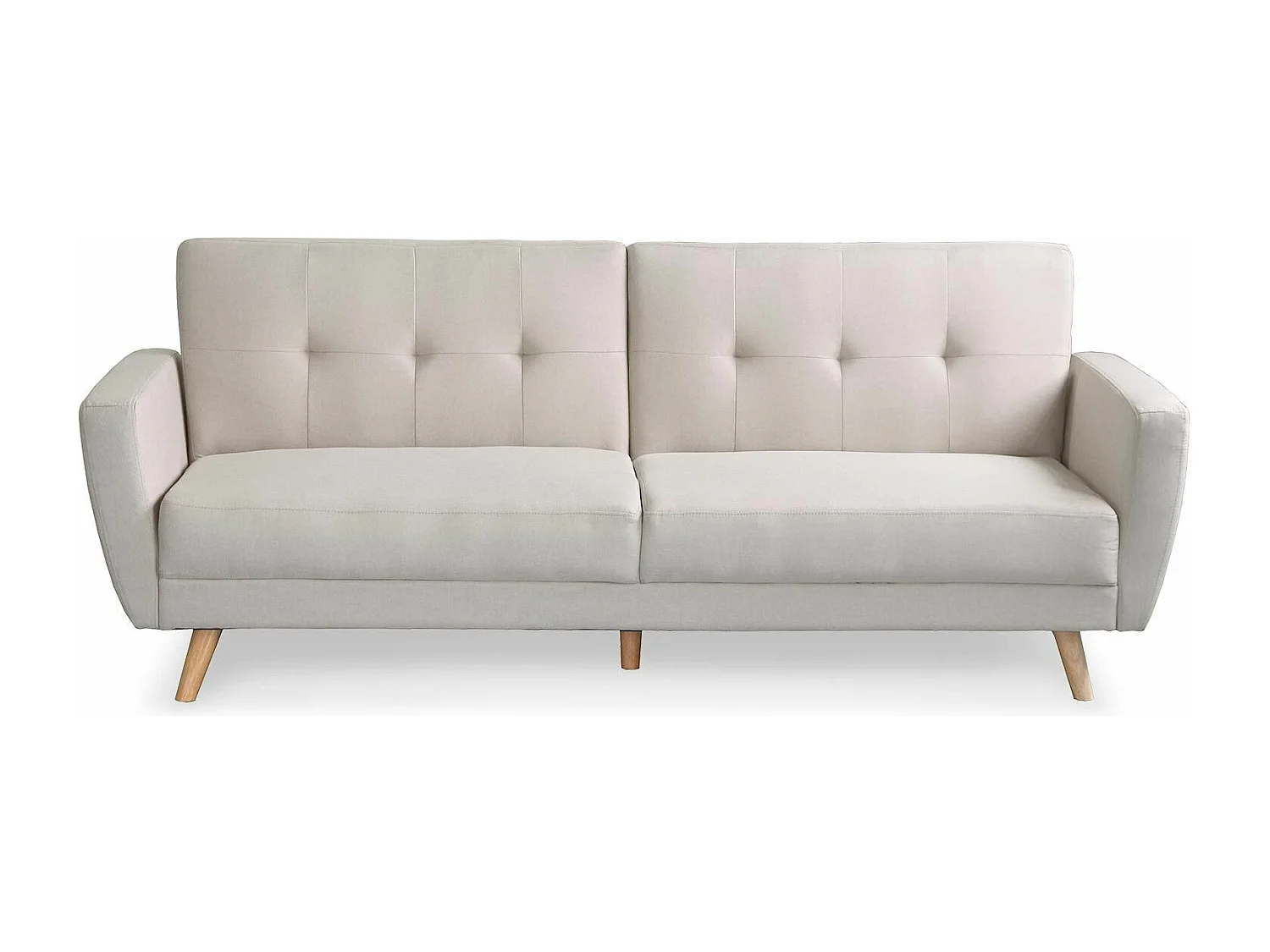 Canapé Scandinave Convertible "Garry" 220cm Beige