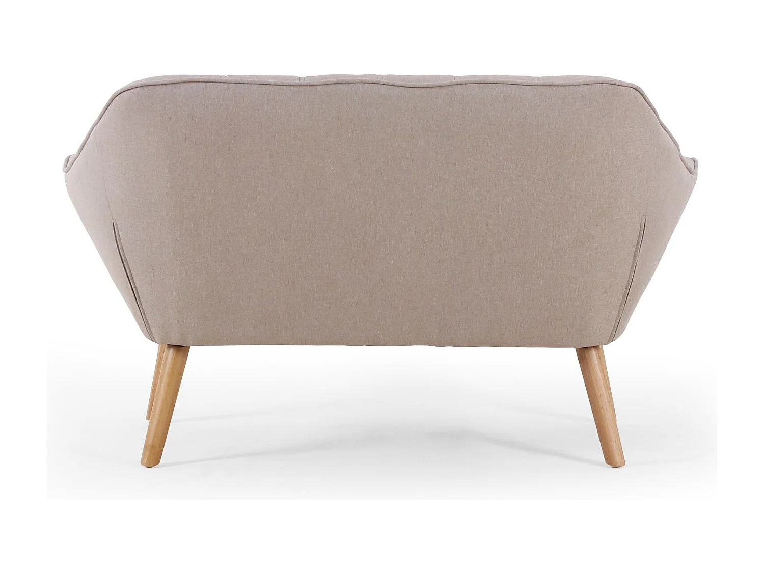 Canapé 2 Places Scandinave "Taone" 128cm Beige