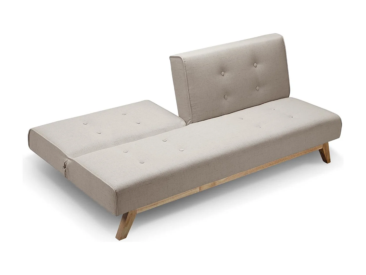 Canapé Convertible "Jeanot" 180cm Beige