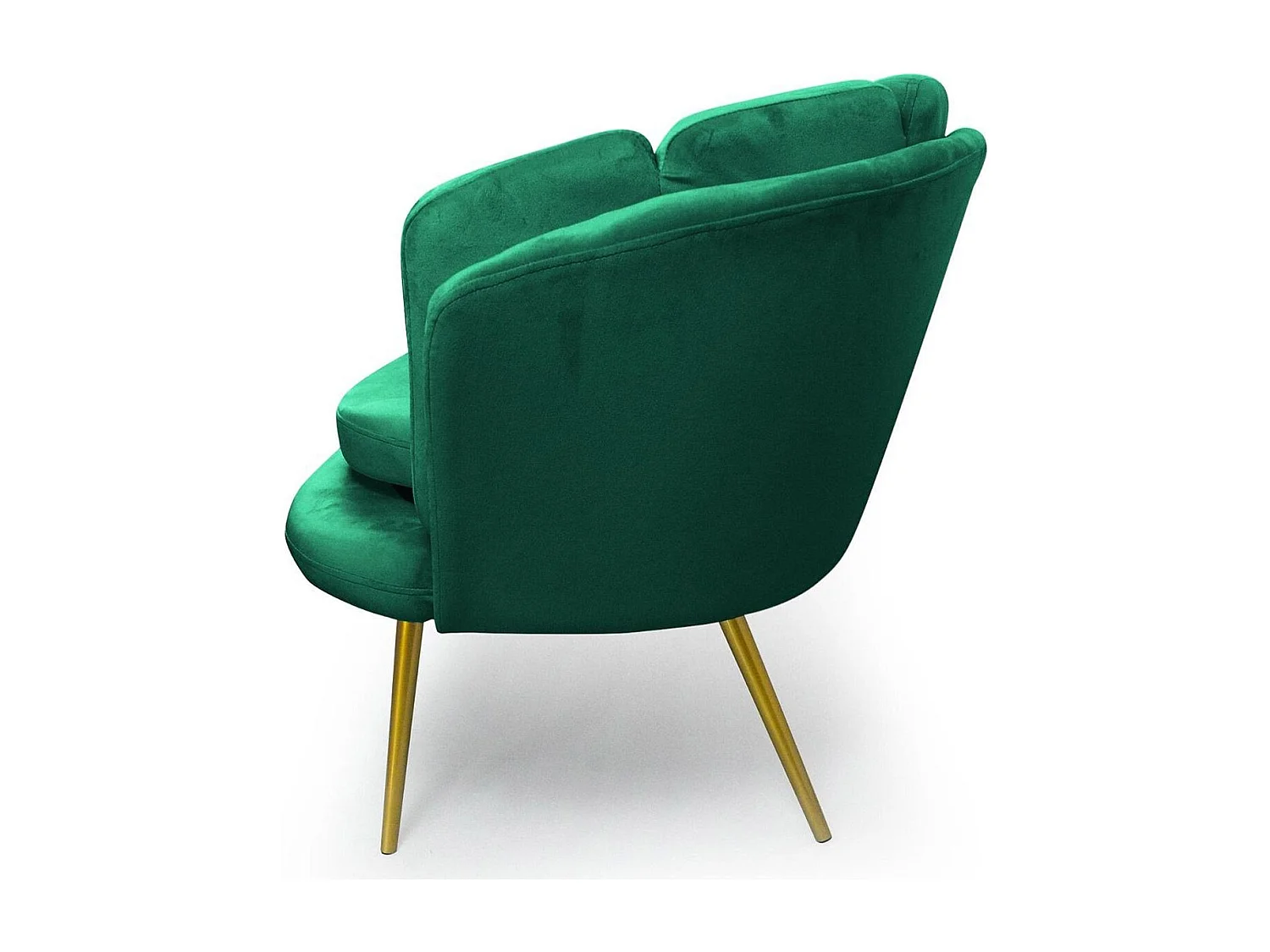 Canapé 2 Places en Velours "Dabren" 138cm Vert