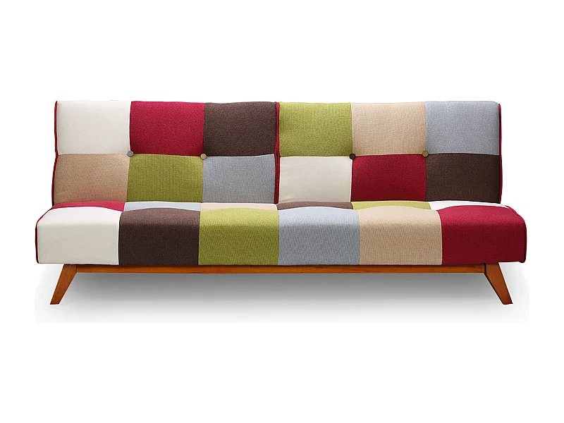 Canapé Convertible "Jeanot" 180cm  Multicolore