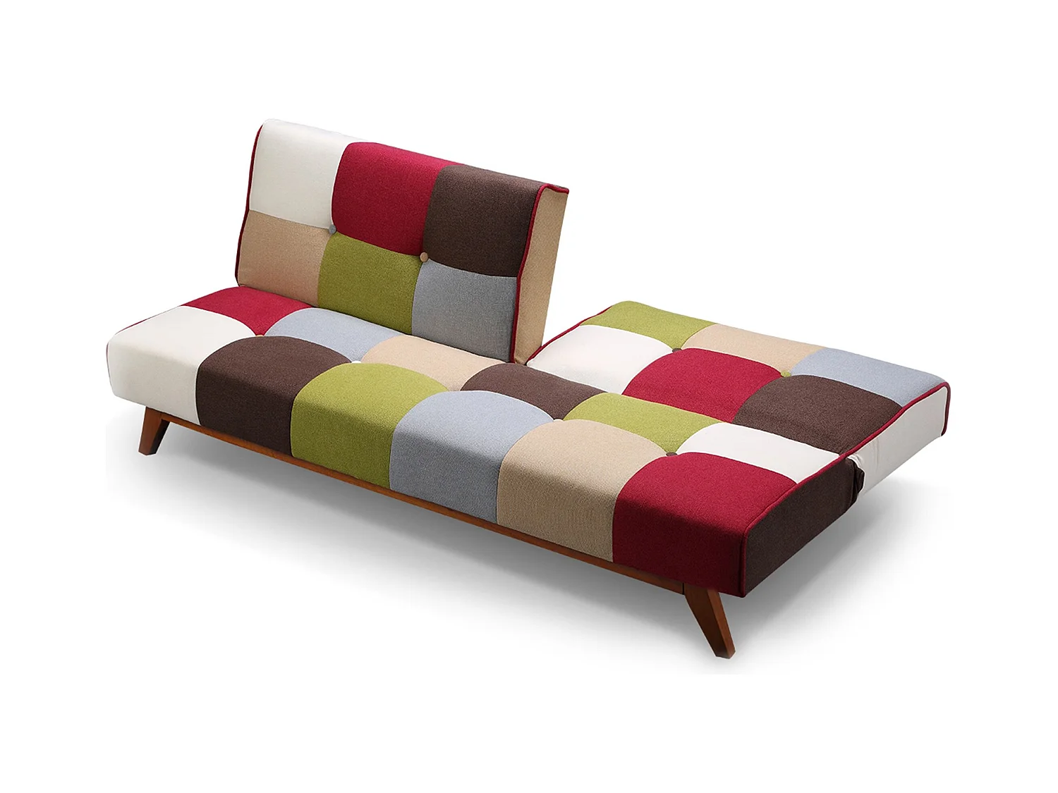 Canapé Convertible "Jeanot" 180cm  Multicolore