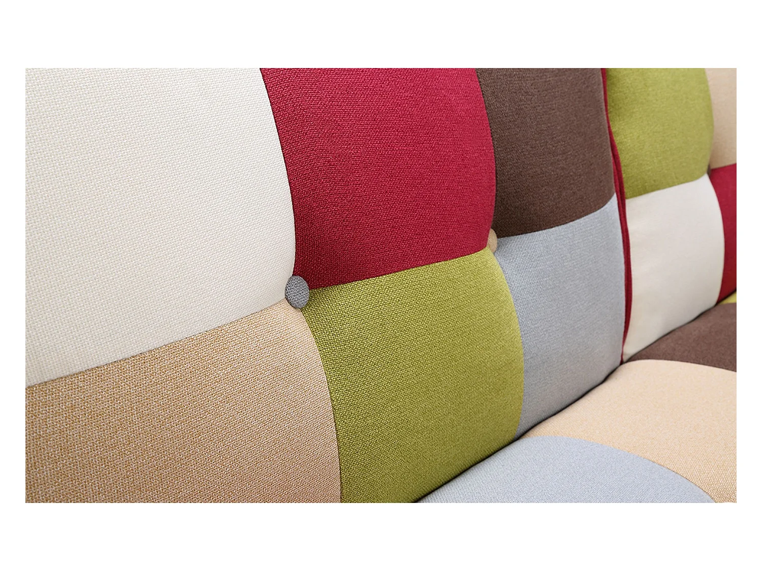 Canapé Convertible "Jeanot" 180cm  Multicolore