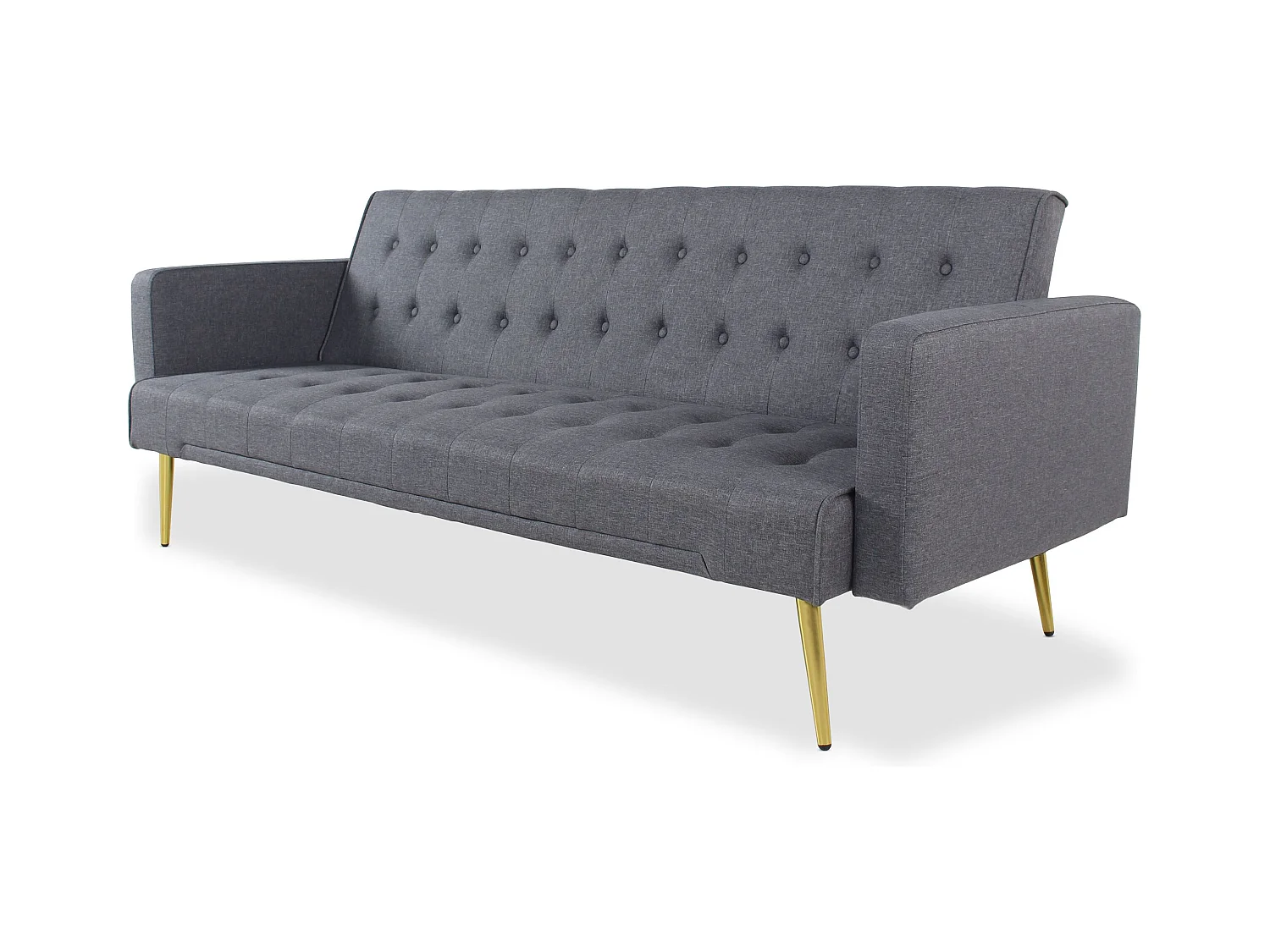 Canapé Convertible Design "Tybio" 175cm Gris