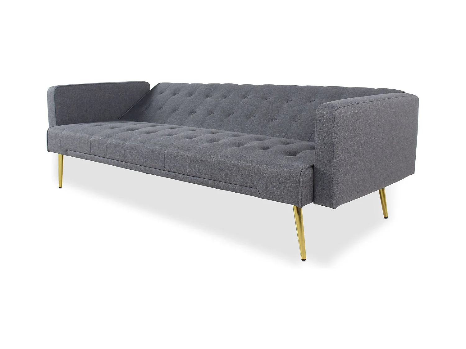 Canapé Convertible Design "Tybio" 175cm Gris
