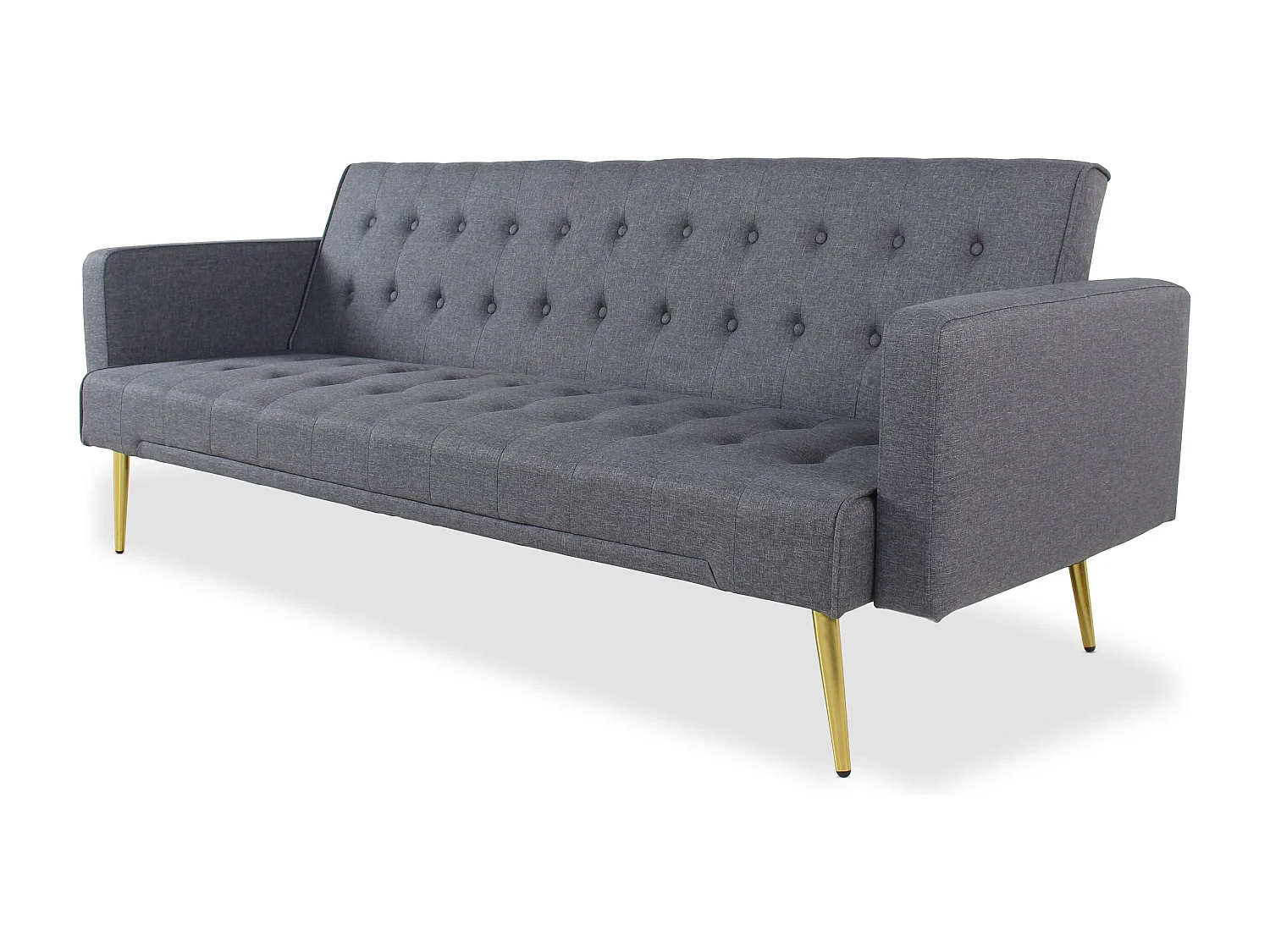 Canapé Convertible Design "Tybio" 175cm Gris