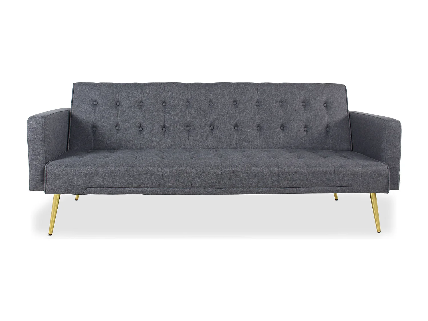 Canapé Convertible Design "Tybio" 175cm Gris