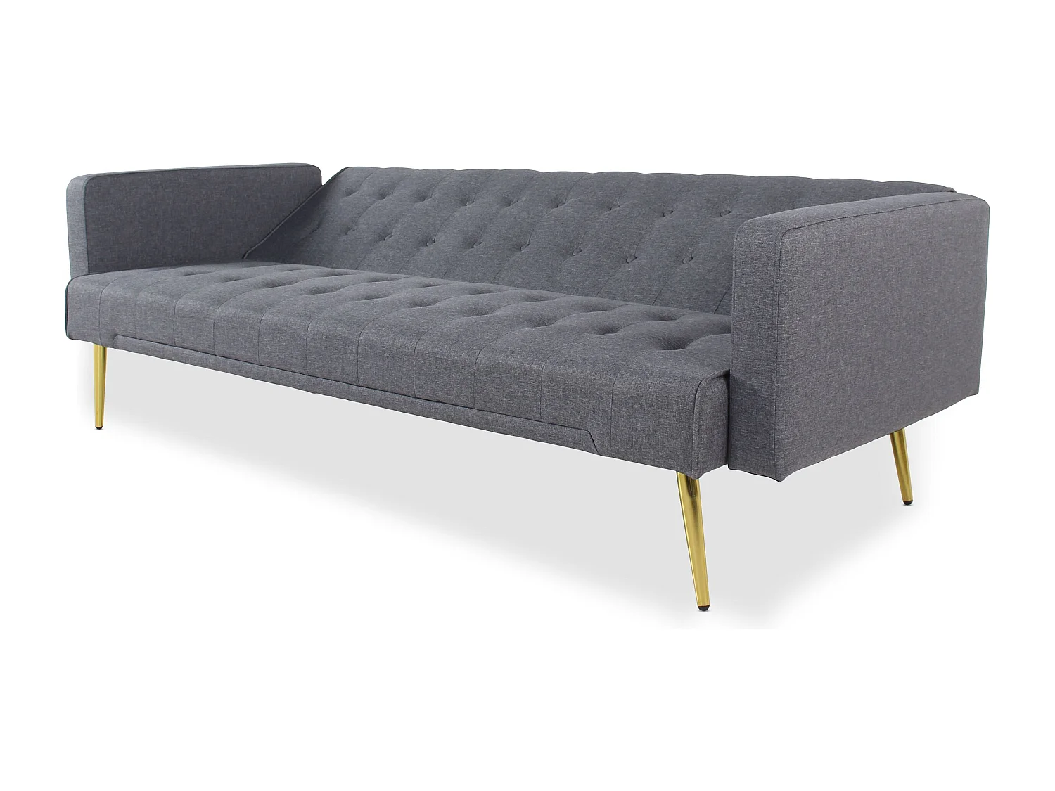 Canapé Convertible Design "Tybio" 175cm Gris