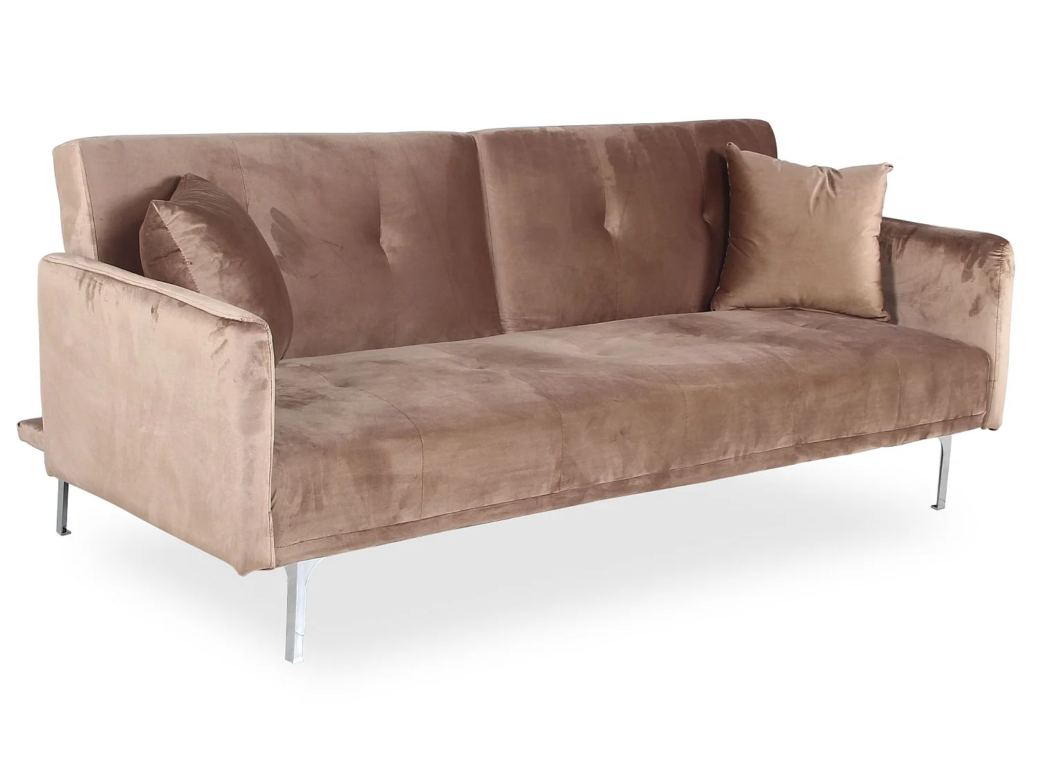 Canapé Convertible 3 Places "Lacla" 191cm Taupe
