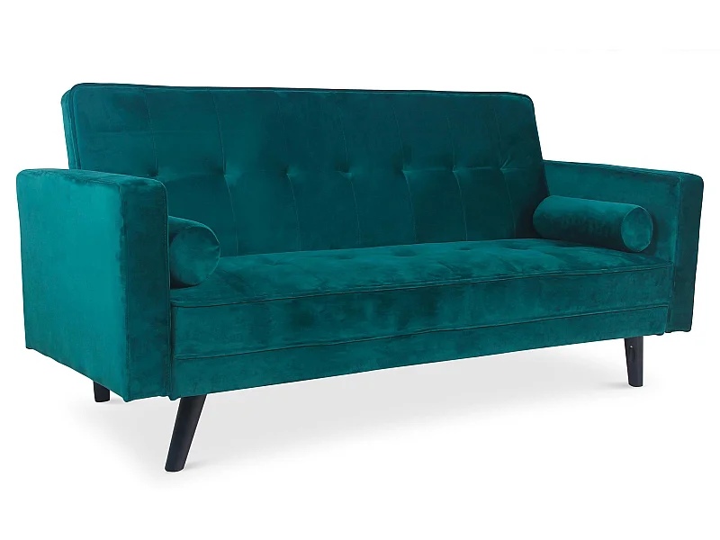 Canapé Convertible 3 Places Scandinave "Navya" Vert