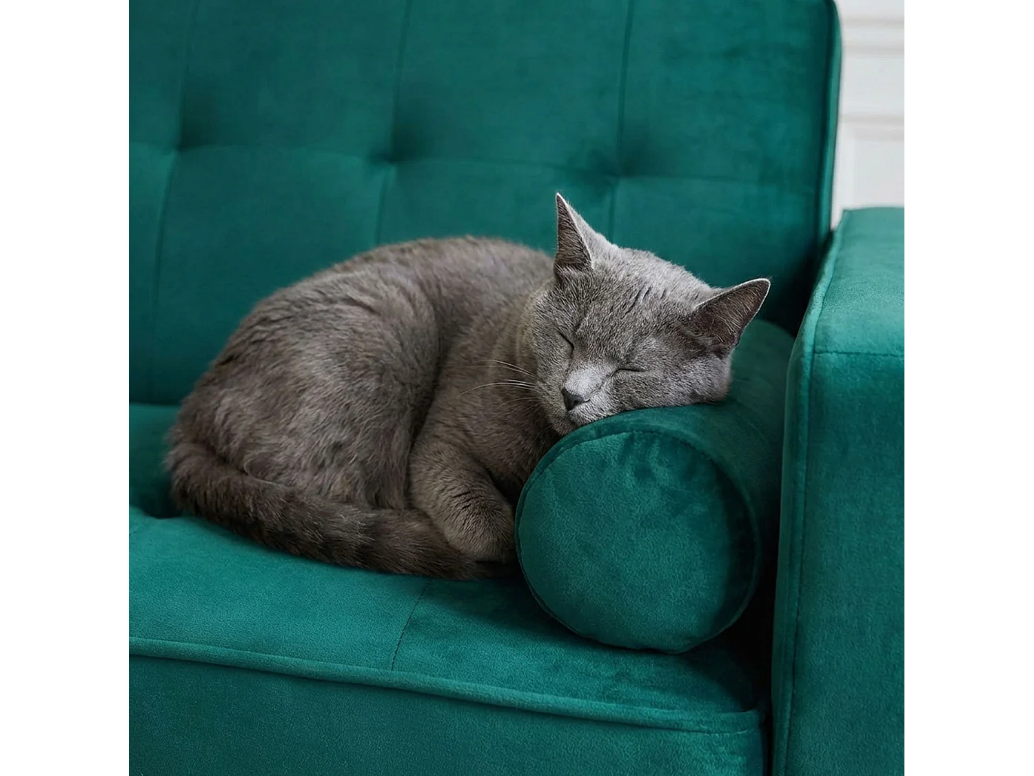 Canapé Convertible 3 Places Scandinave "Navya" Vert