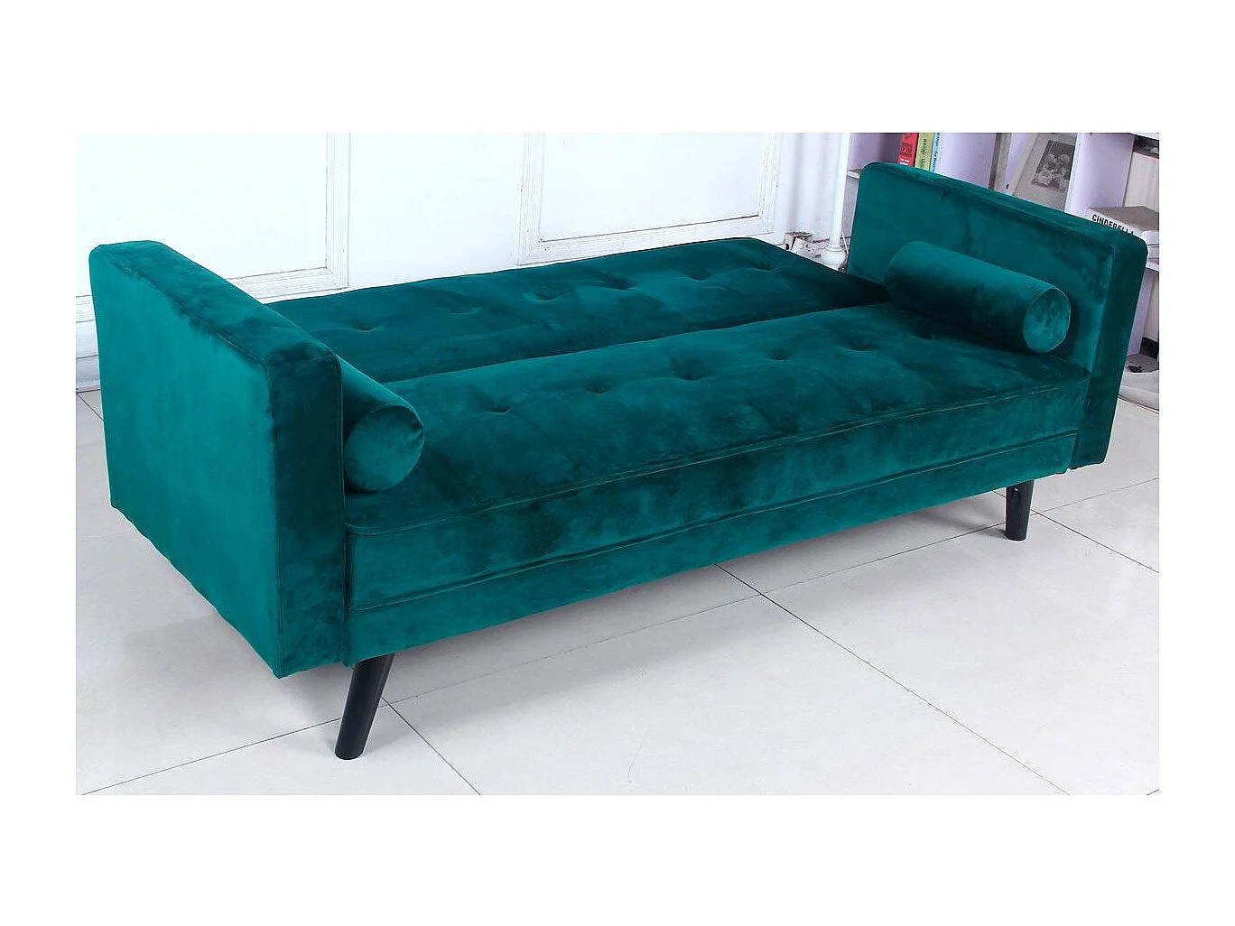 Canapé Convertible 3 Places Scandinave "Navya" Vert