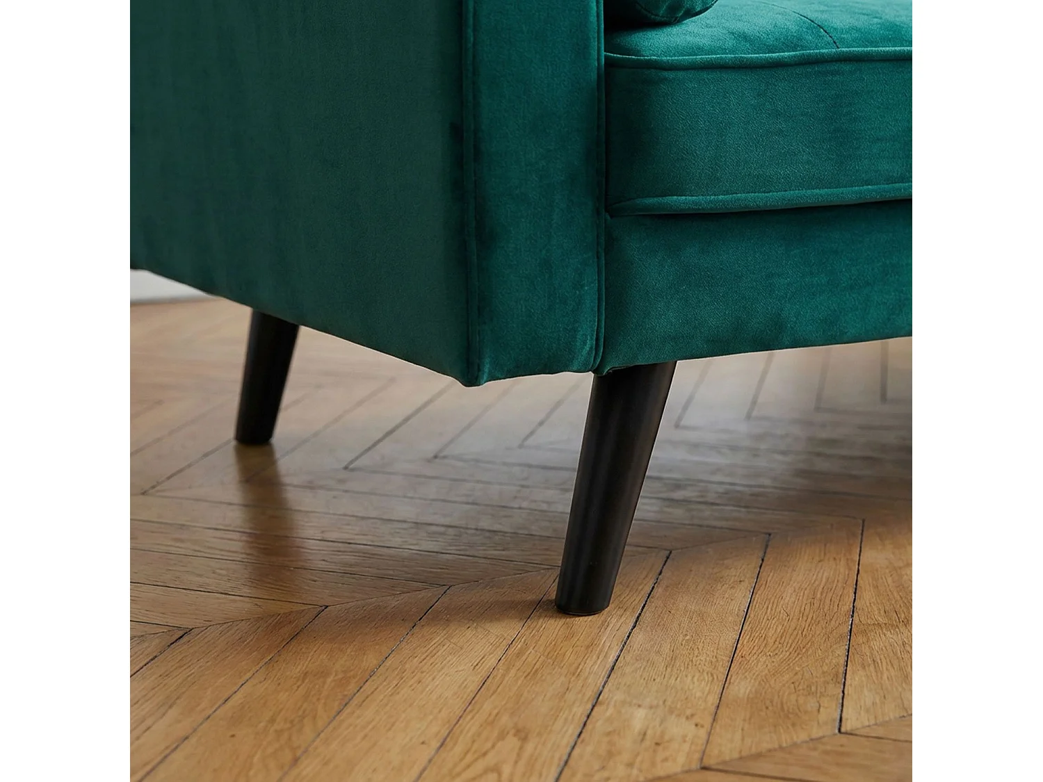 Canapé Convertible 3 Places Scandinave "Navya" Vert