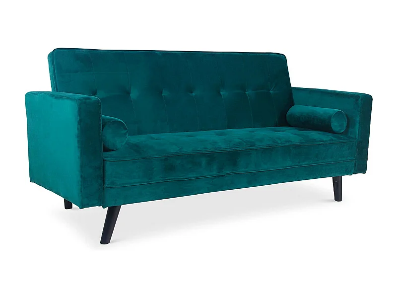 Canapé Convertible 3 Places Scandinave "Navya" Vert