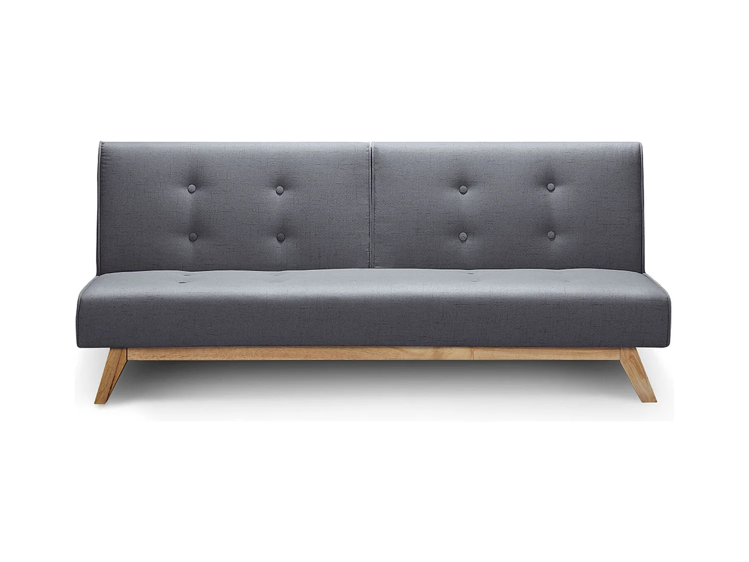 Canapé Convertible "Jeanot" 180cm Gris Foncé