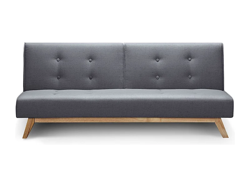 Canapé Convertible "Jeanot" 180cm Gris Foncé