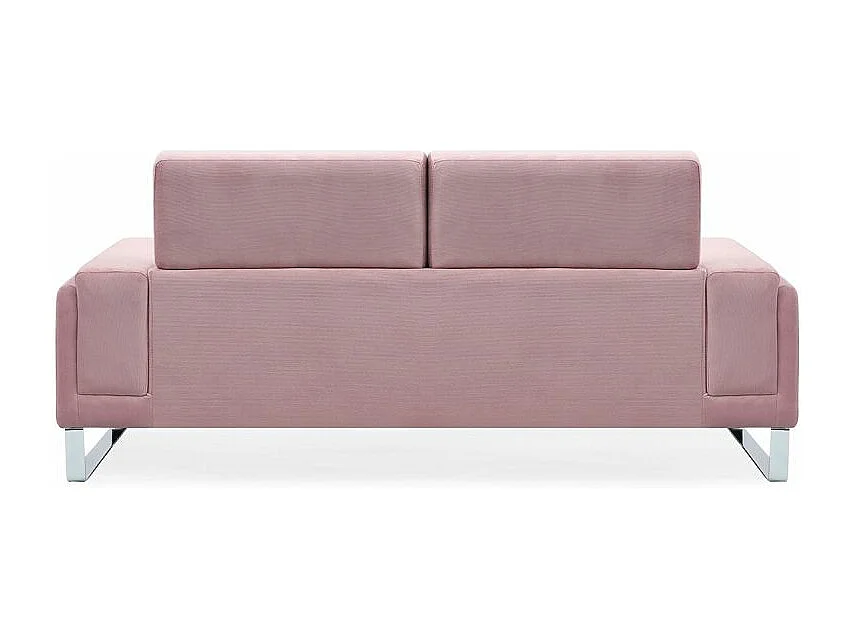 Canapé 3 Places Velours Côtelé "Ezekiel" 198cm Rose